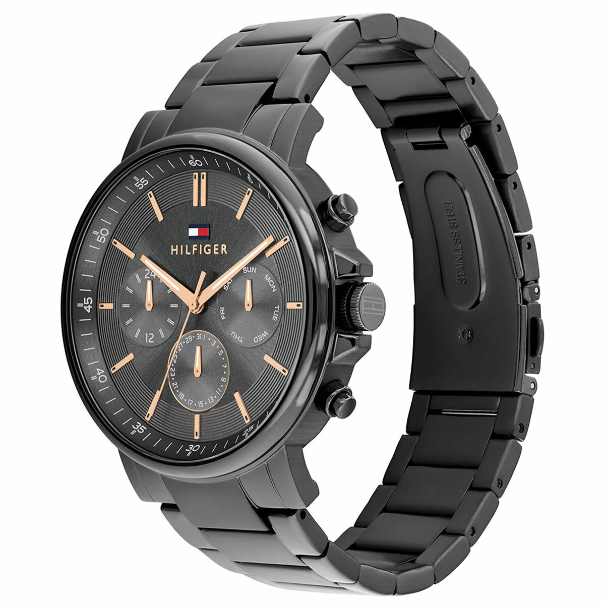 Tommy Hilfiger Tyson Grey Dial Grey Steel Men's Watch 1710711 - Image 2