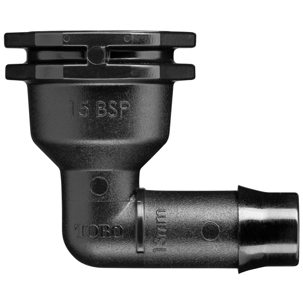 Toro Barbed Female Threaded Elbow - 13 x 15mm - Black - Single - Irrigation - Image 4