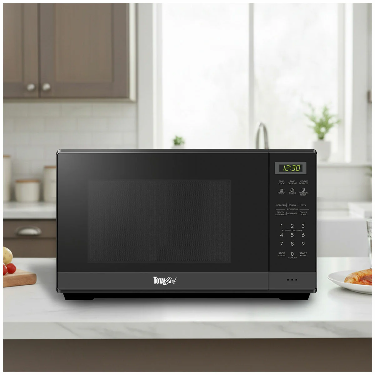 Total Chef Compact Microwave 20L Capacity Black TCMO20BAU 700W - Image 2