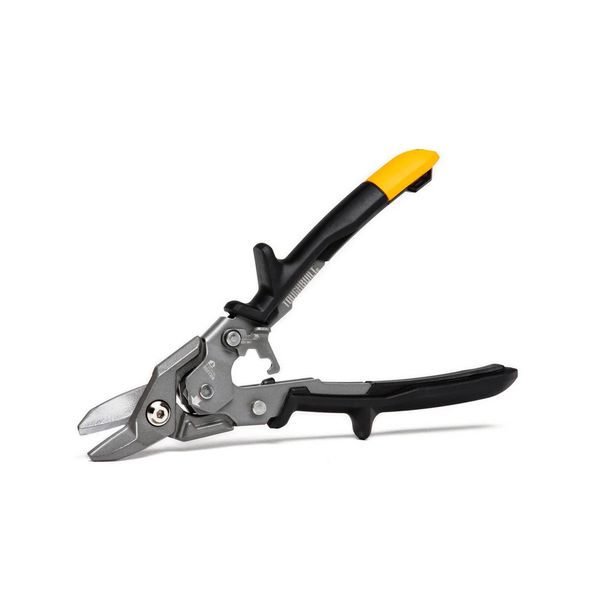 Toughbuilt Bulldog Aviation Snips - 22-Gauge Stainless Steel Cutting - Ergonomic Grip - Image 3