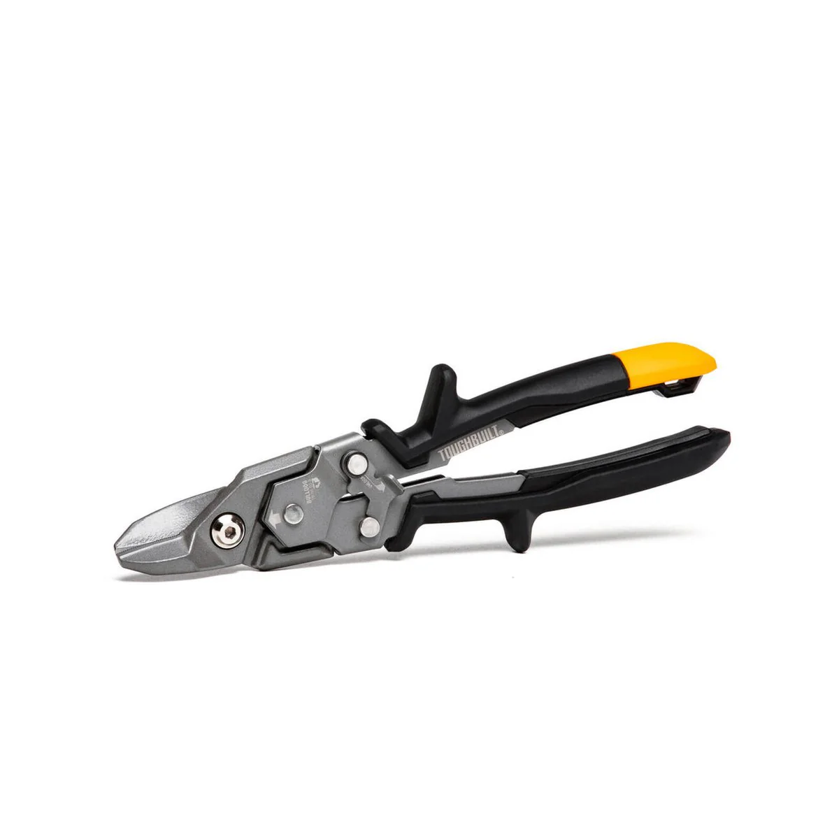 Toughbuilt Bulldog Aviation Snips - 22-Gauge Stainless Steel Cutting - Ergonomic Grip - Image 4