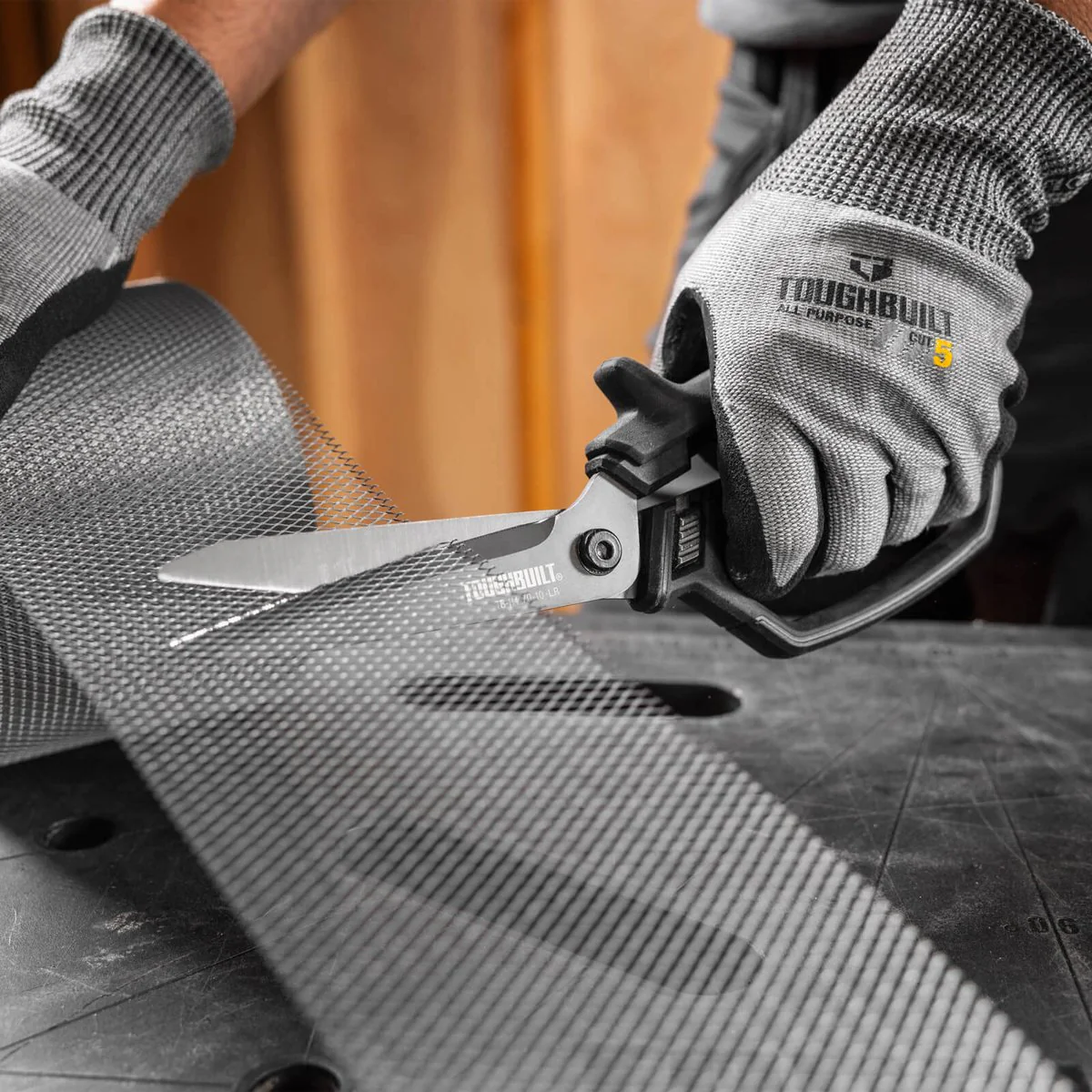 Toughbuilt Open Handle Shears - Precision Cutting - 290mm - Steel - Image 5