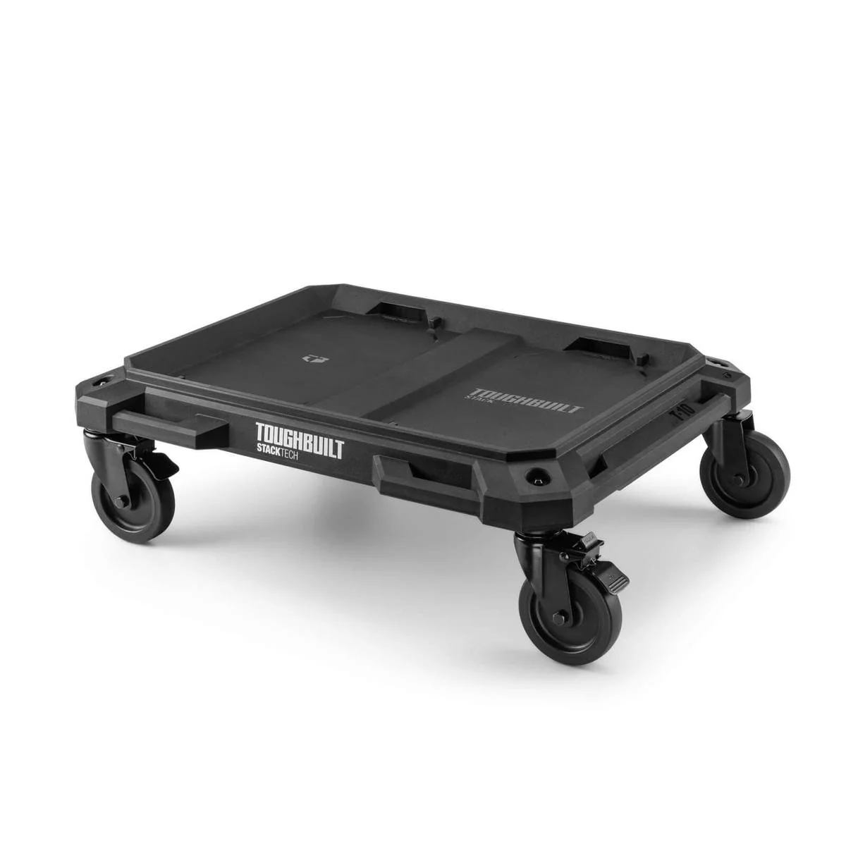 Toughbuilt Stacktech 4 Wheel Cart - 480mm x 180mm x 600mm - Heavy-Duty Mobility