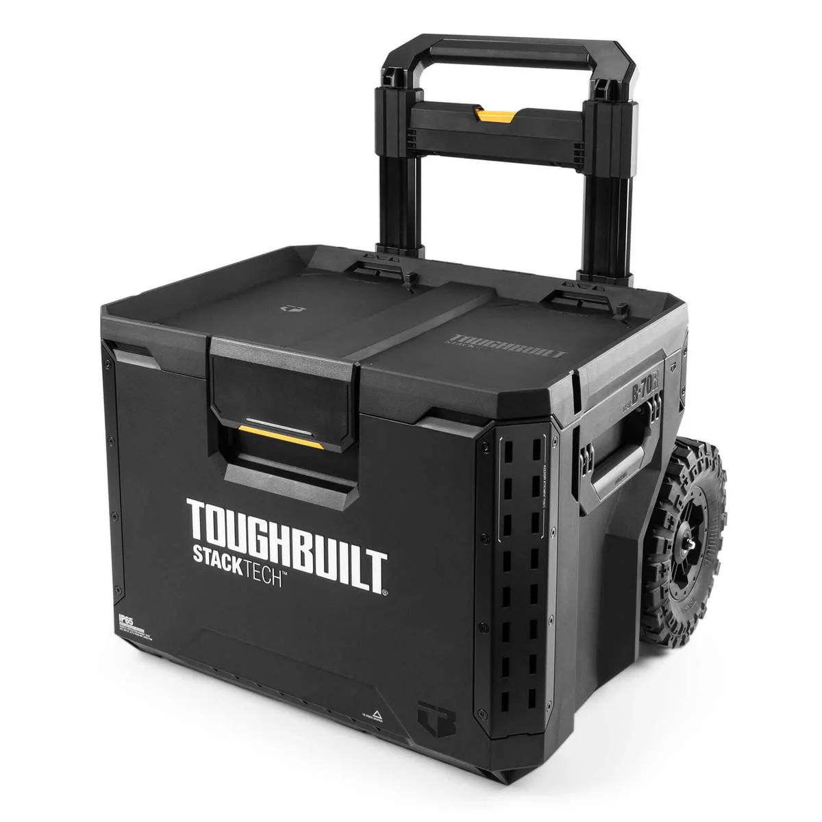 Toughbuilt Stacktech Rolling Tool Box - 500mm x 665mm x 560mm - Durable Storage Solution