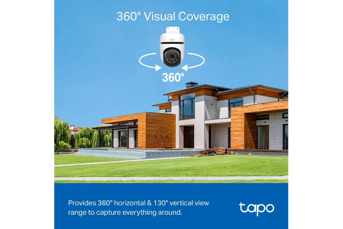 TP-Link 2K Outdoor Pan/Tilt Wi-Fi Security Camera with Night Vision - Image 5