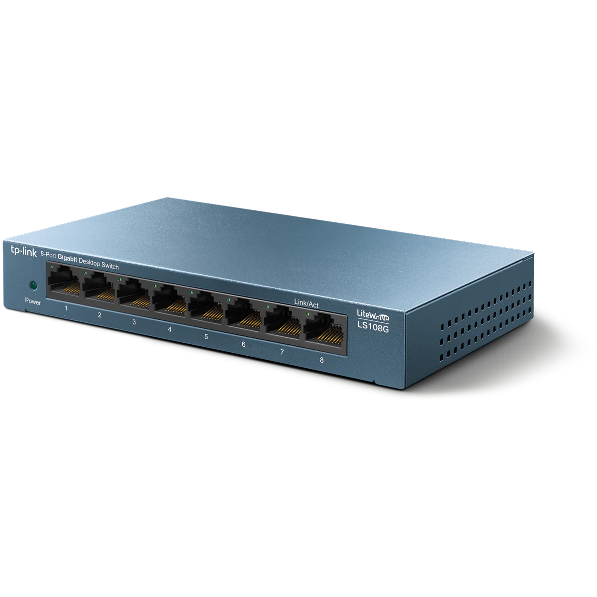 TP-Link LS108G 8 Port Gigabit Desktop Switch - 10/100/1000Mbps - Black - Image 4