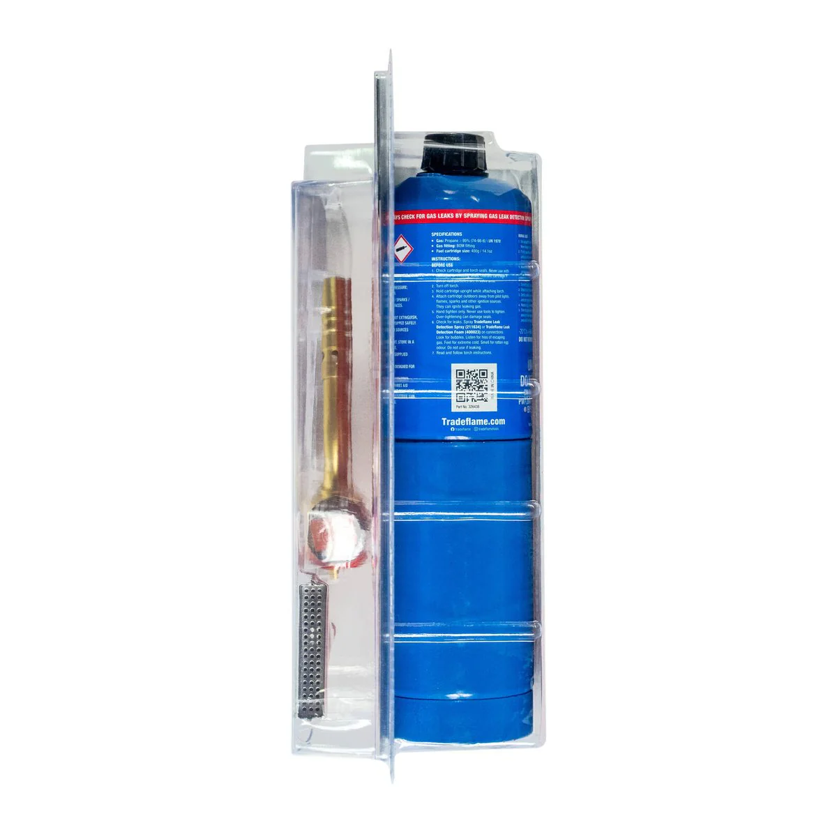 Tradeflame Handyman Blow Torch Kit with Gas - 400g - Multi-Fuel - Adjustable Flame Control - Compact - Image 4