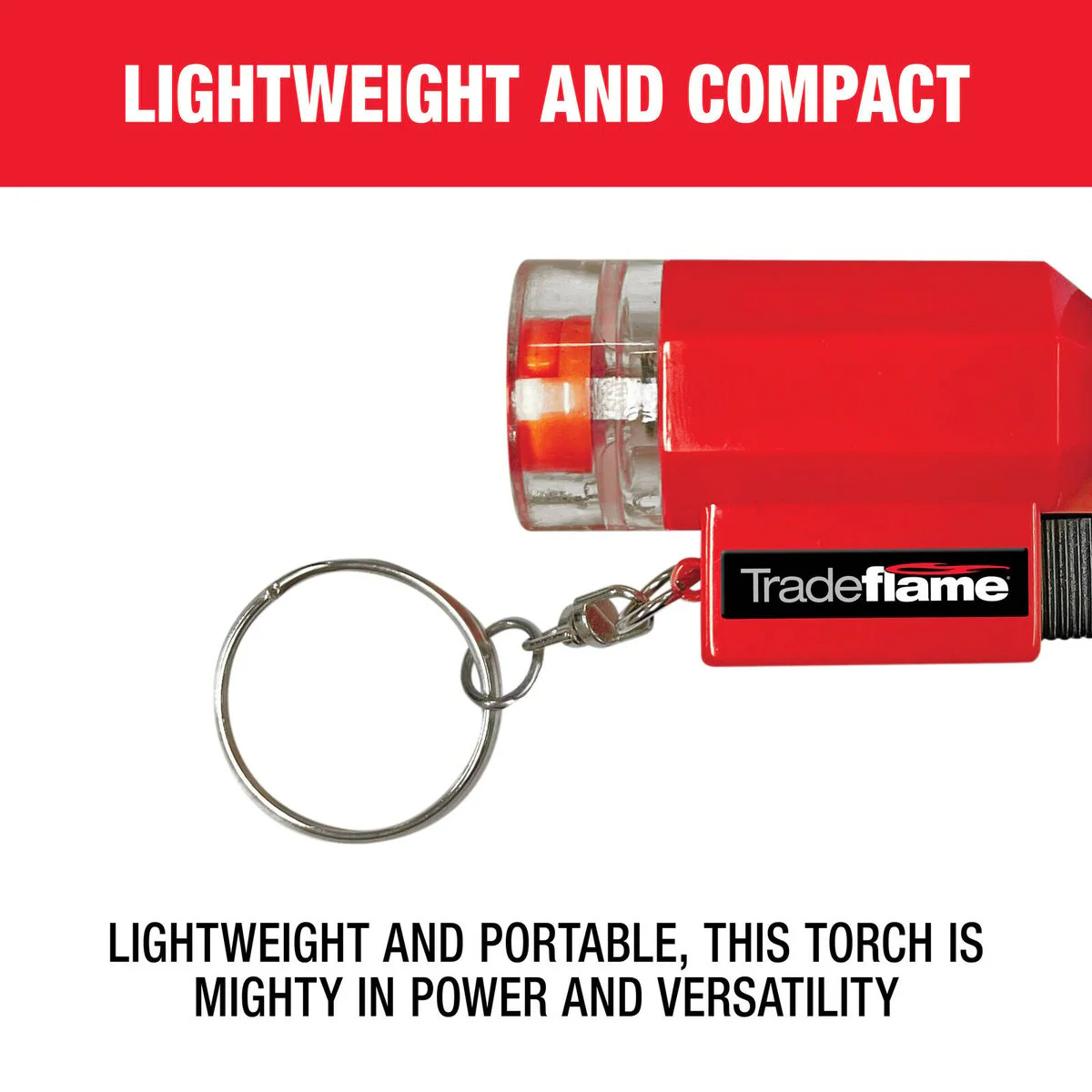 Tradeflame Micro Jet Butane Torch - 133.81mm x 76.67mm x 21.7mm - Refillable - Precise Heating - Image 2