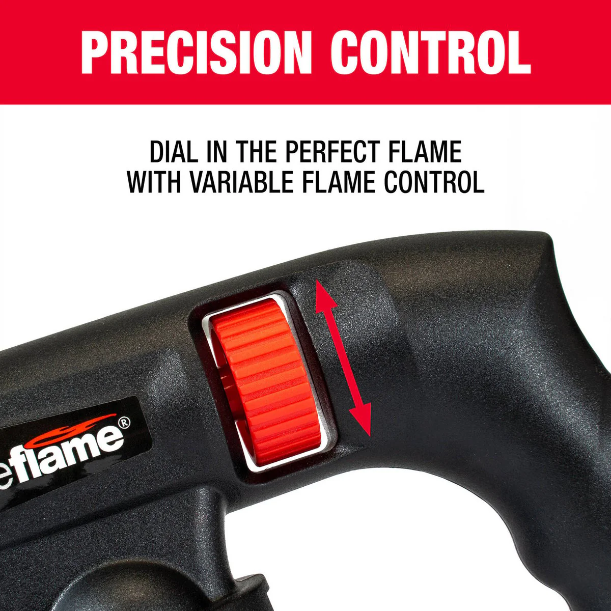 Tradeflame Utility Torch - Stainless Steel & Brass - Variable Flame Control - 14.5mm x 27.4mm x 6.3mm - Image 5