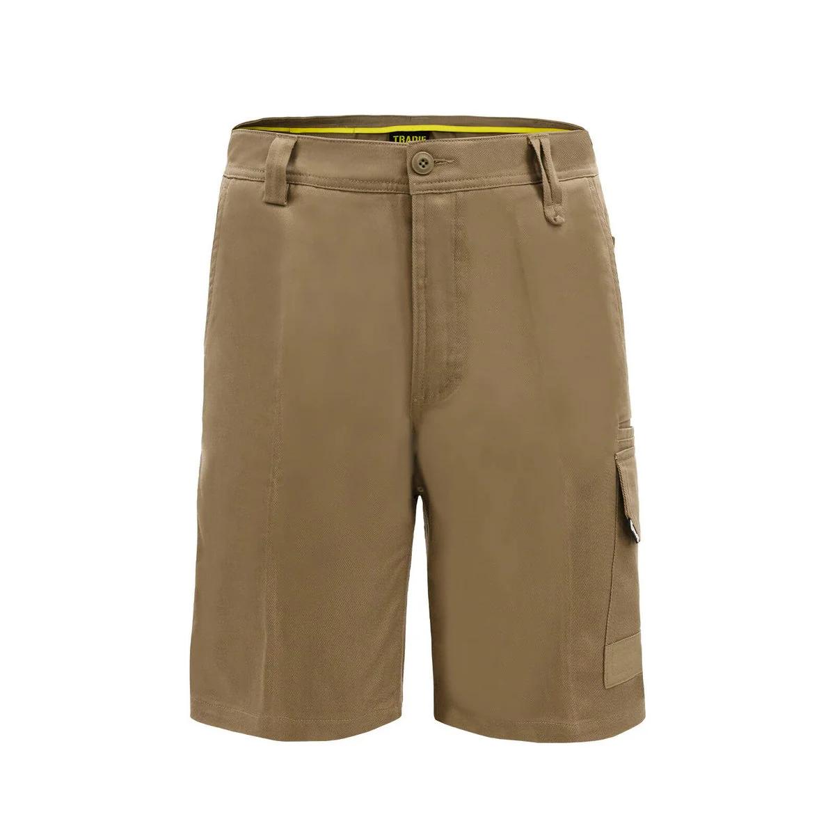 Tradie Core Khaki Cargo Shorts 97 - Flex Fabric - Comfortable Fit - Durable