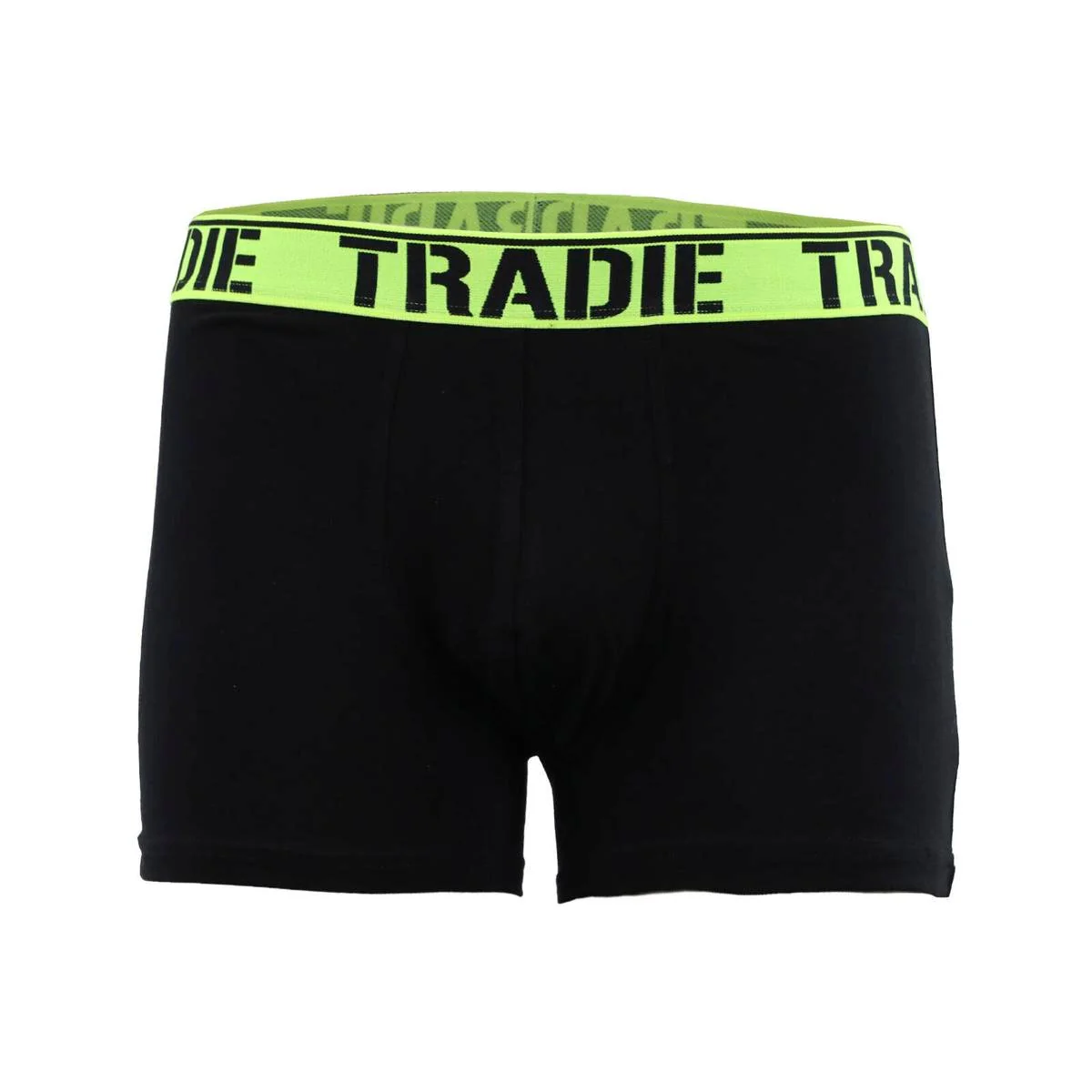 Tradie Mens Fluro Bright Trunk 3 Pack Large - Comfortable Cotton Stretch