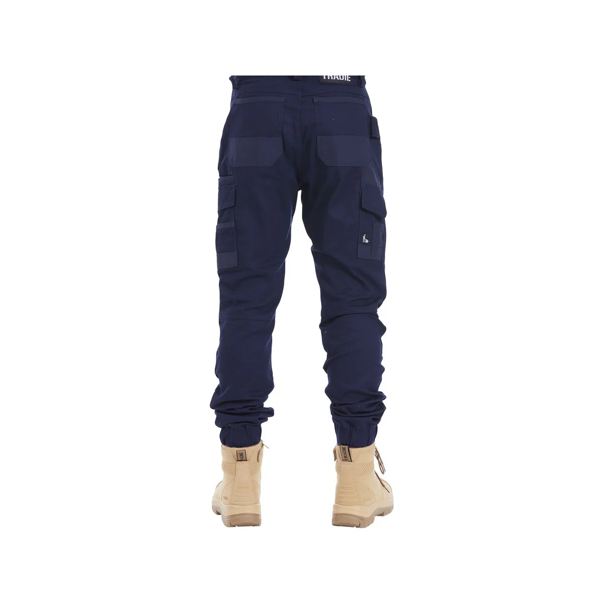 Tradie Mens Skinny Cuff 102 Pants - Navy - 380mm x 730mm - Comfort & Durability - Image 4