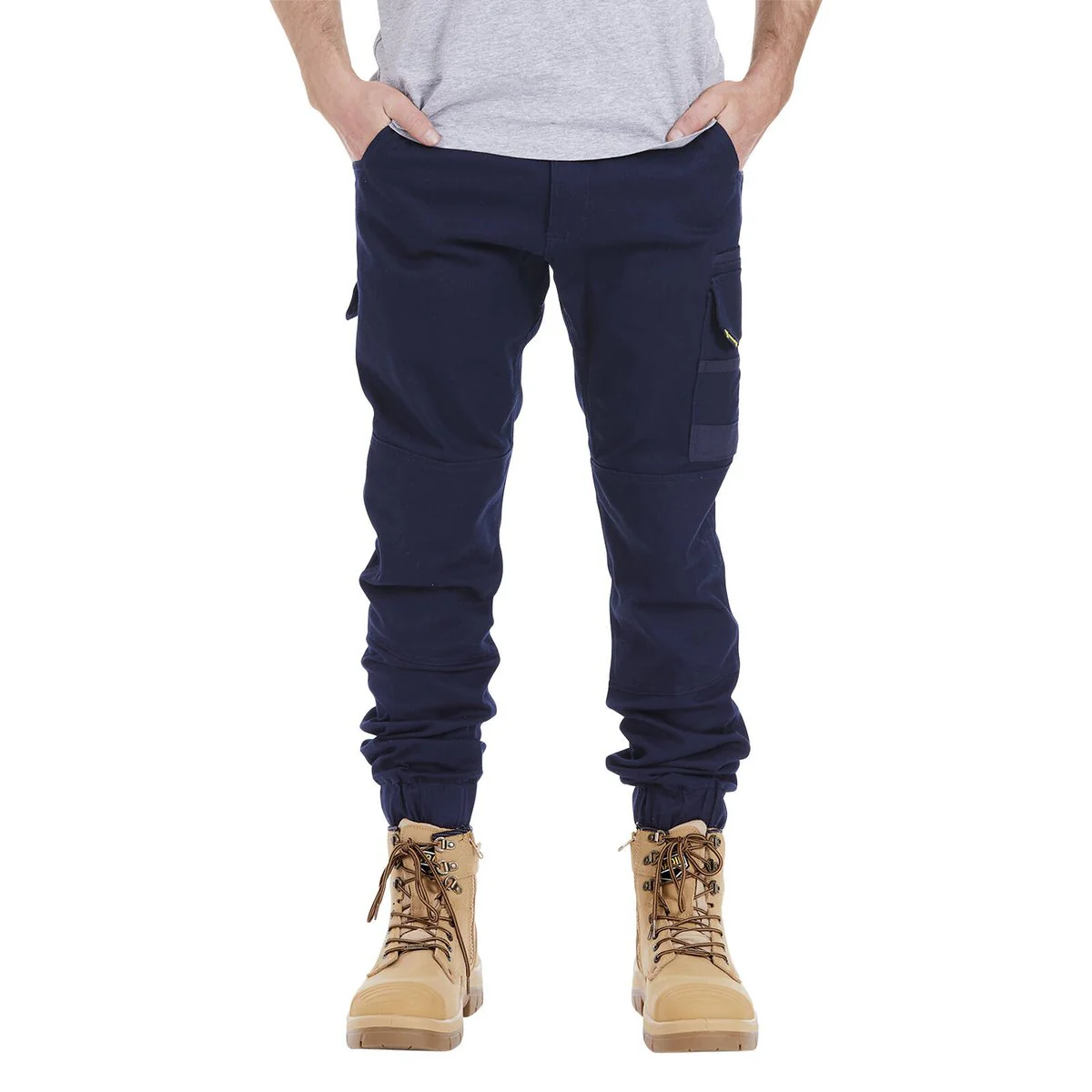 Tradie Mens Skinny Cuff 102 Pants - Navy - 380mm x 730mm - Comfort & Durability - Image 5