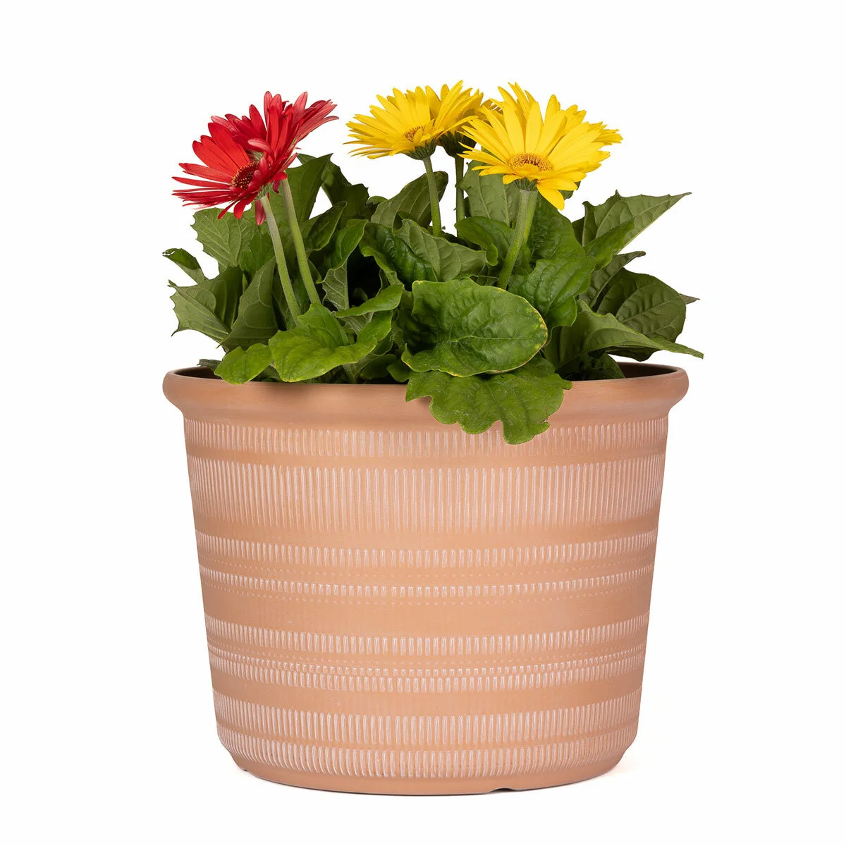 Trendspot Forum Planters 3 Pack 14.4in Terracotta Weather Resistant PP - Image 7
