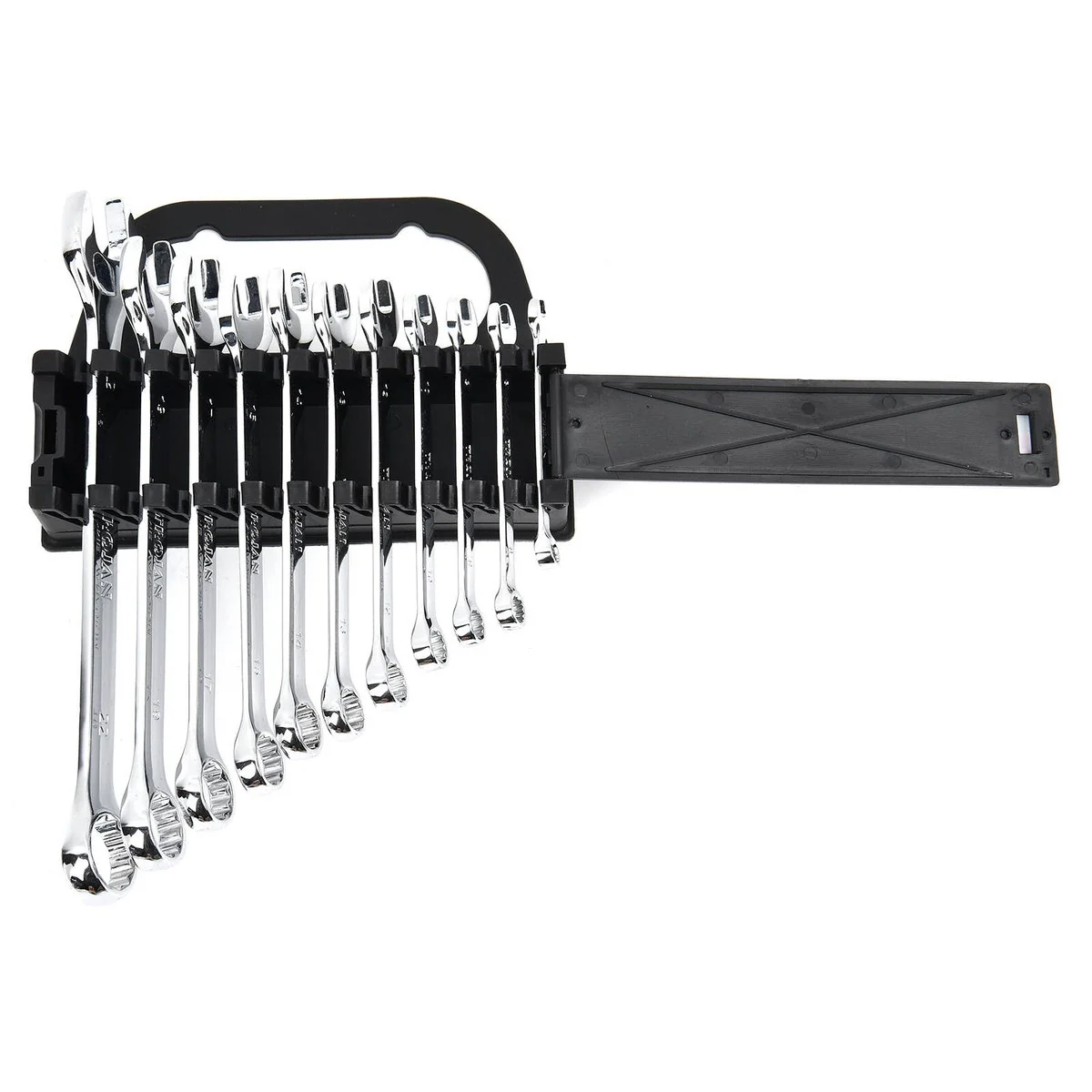 Trojan 11 Piece Metric Combination Spanner Set - 6mm to 22mm - Chrome Vanadium - Image 3