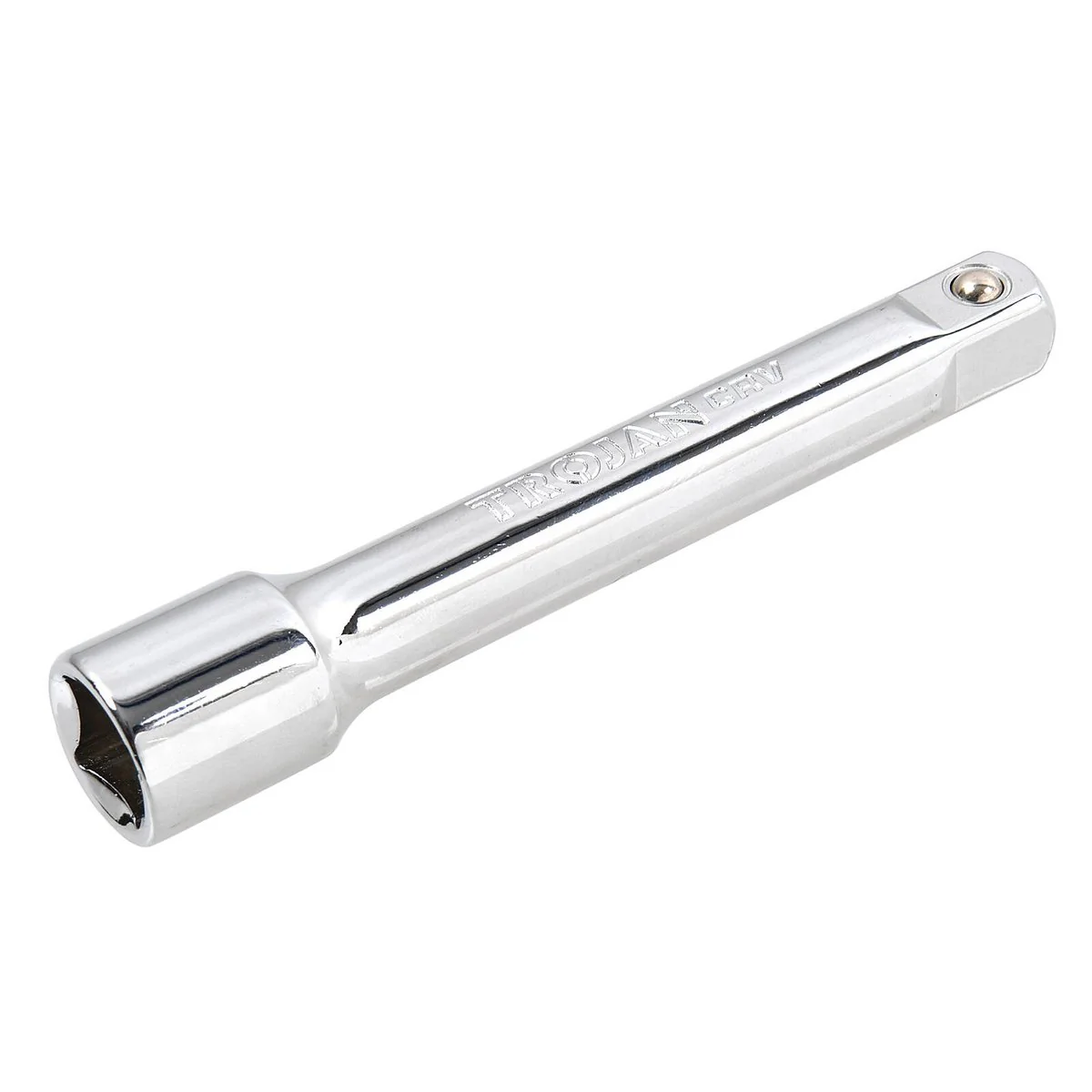 Trojan 125mm Socket Extension Bar - 1/2" Drive - Durable Polished Chrome Vanadium