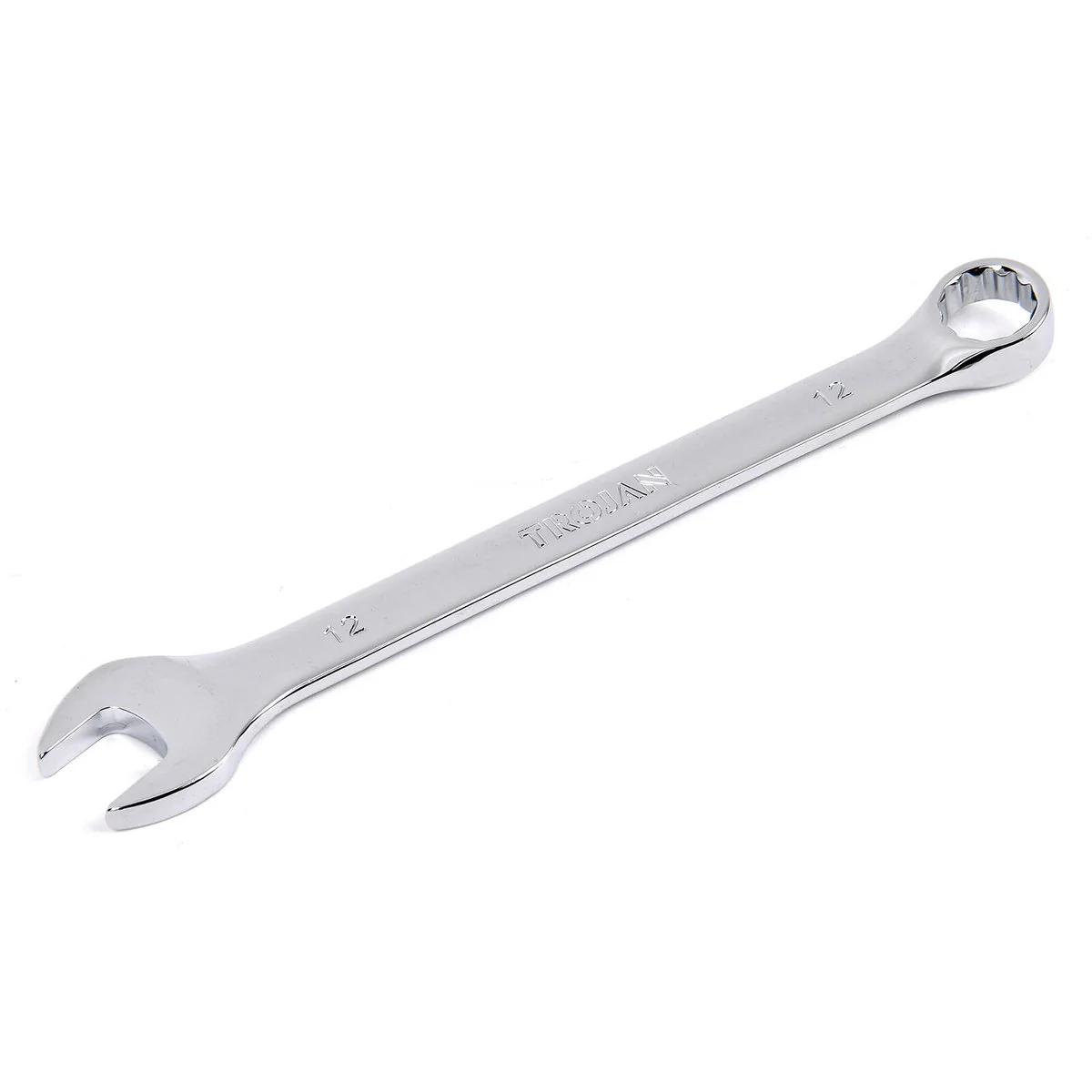 Trojan 12mm Combination Spanner - Polished Chrome Vanadium - Durable Tool
