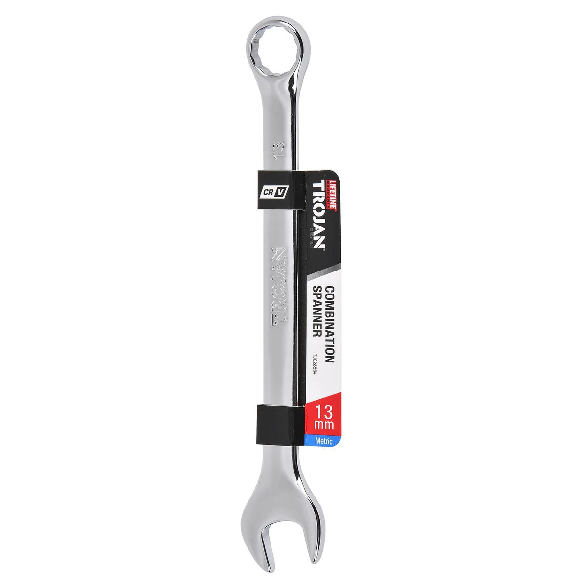Trojan 13mm Combination Spanner - Polished Chrome Vanadium - Durable Tool - Image 2