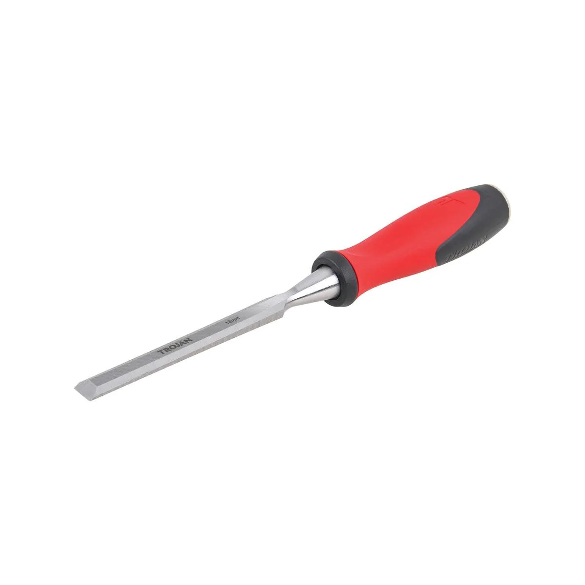 Trojan 13mm Wood Chisel - Full Tang Blade - Metal Striking Cap - Durable