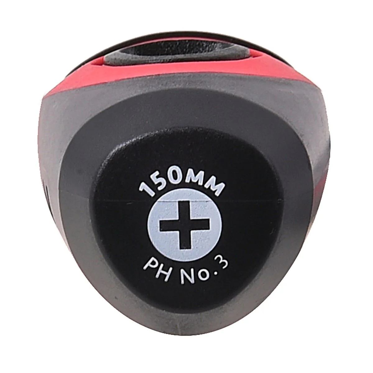 Trojan 150mm No 3 Phillips Screwdriver - Red and Black - Magnetic Tip - Image 4