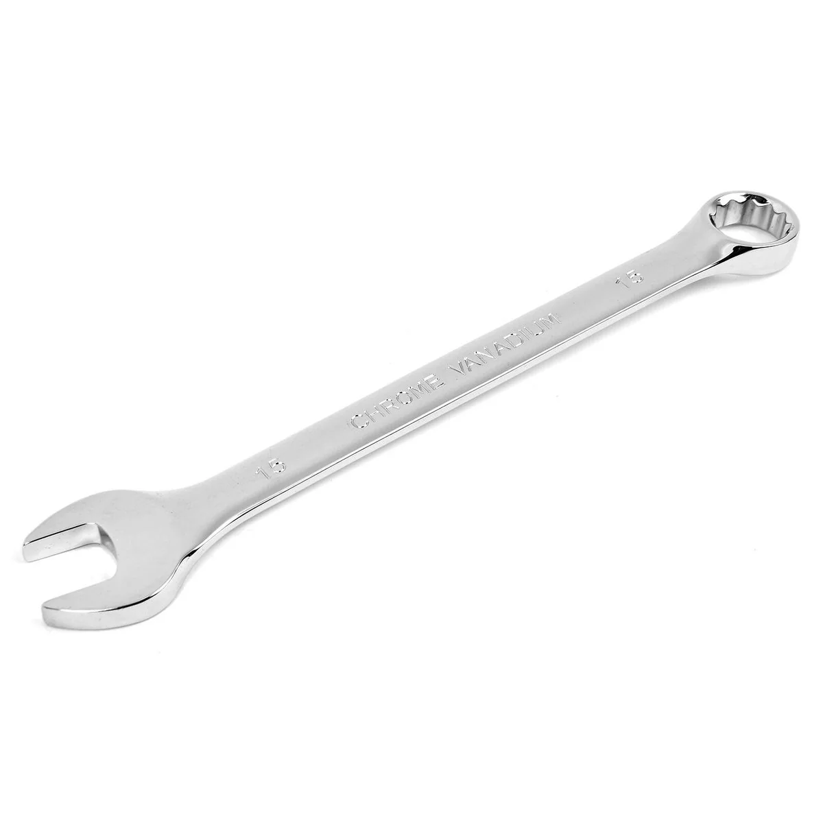 Trojan 15mm Combination Spanner - Polished Chrome Vanadium - Durable Tool - Image 3