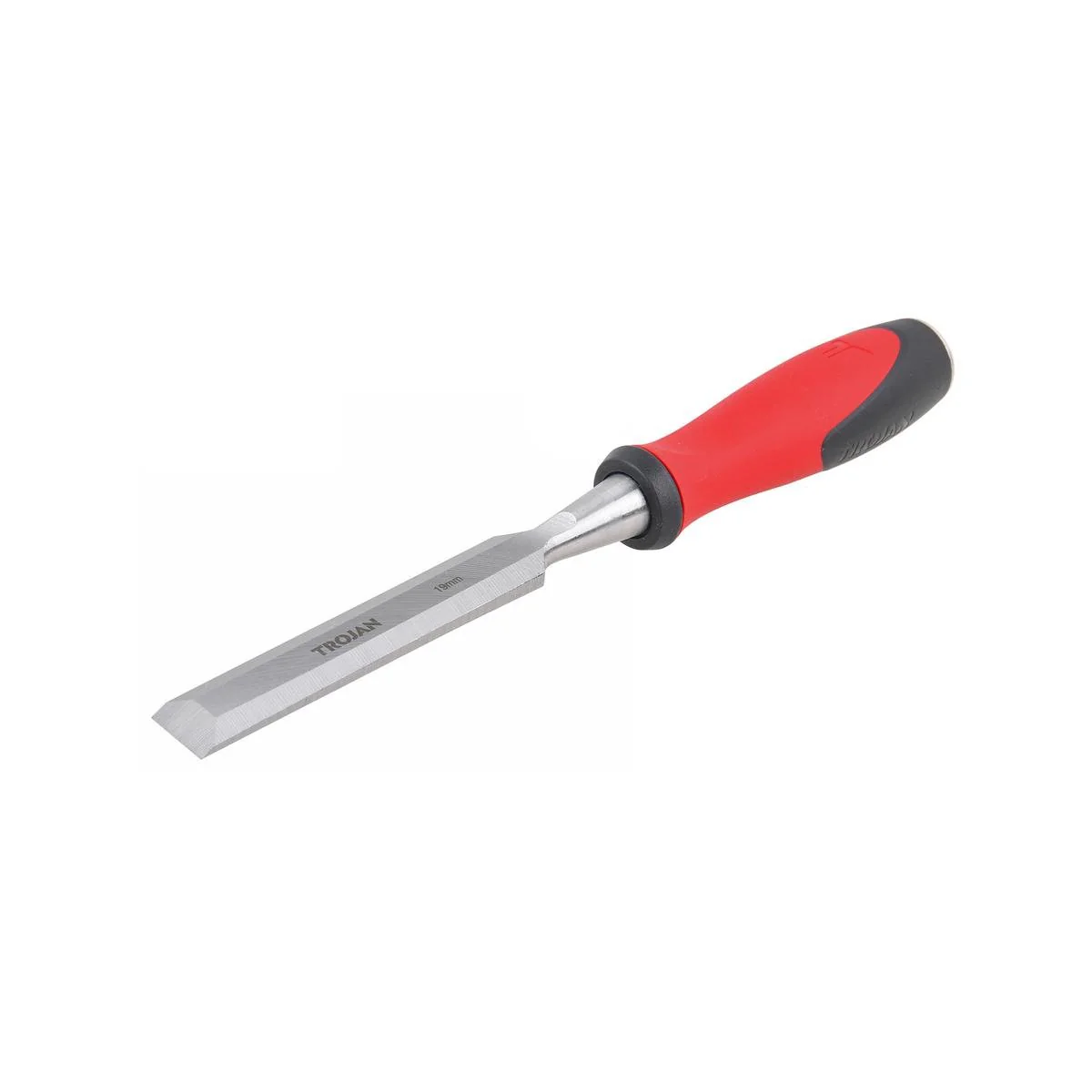 Trojan 19mm Wood Chisel - Full Tang Blade - Metal Striking Cap - Durable