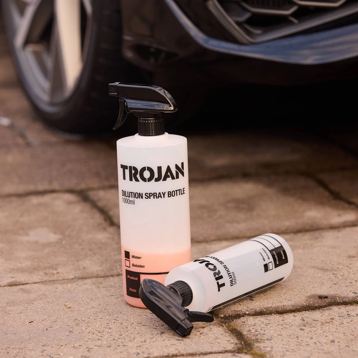 Trojan 1L Dilution Spray Bottle - Chemical-Resistant - 1000ml - Versatile Spray Functions - Image 5