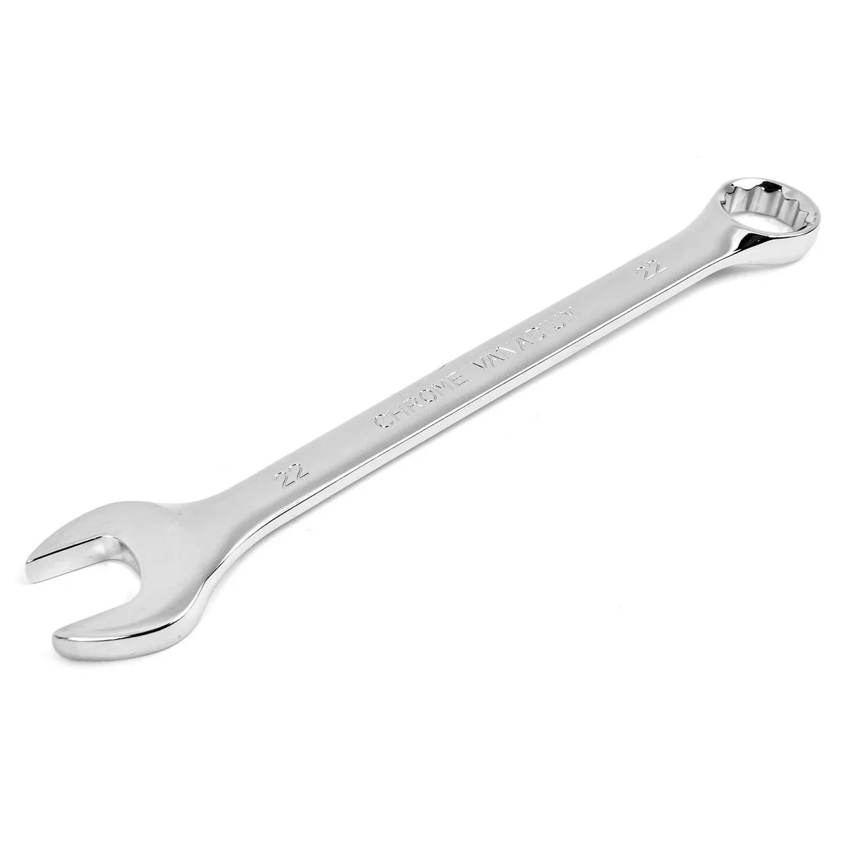 Trojan 22mm Combination Spanner - Polished Chrome Vanadium - Durable Tool - Image 3