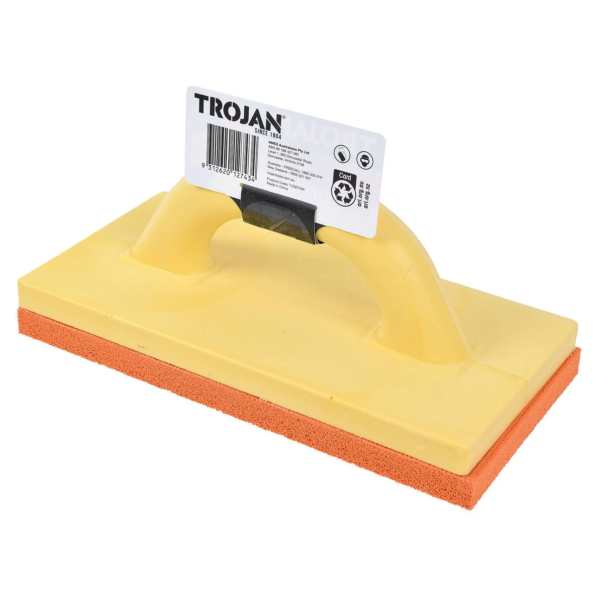 Trojan 240mm Sponge Plasterers Float - Durable Polyurethane Base - Lightweight - Image 4