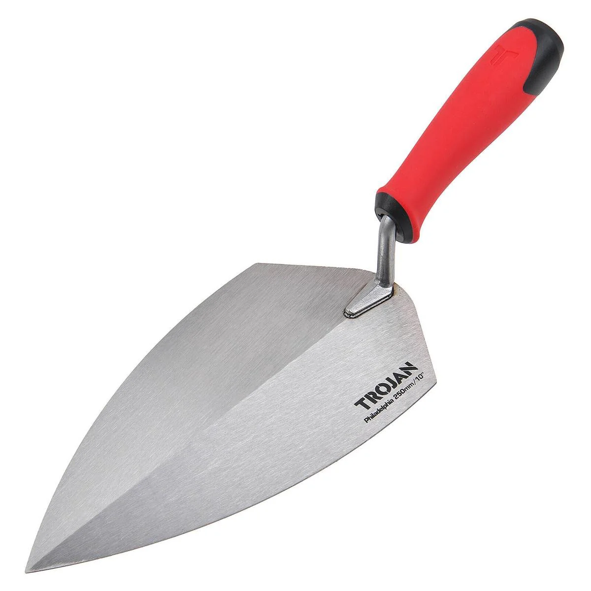 Trojan 250mm Philadelphia Brick Trowel - High Carbon Steel - Ergonomic Grip