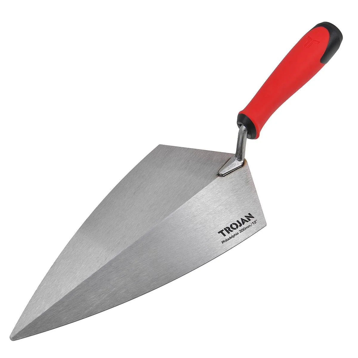 Trojan 300mm Philadelphia Brick Trowel - High Carbon Steel - Ergonomic Grip