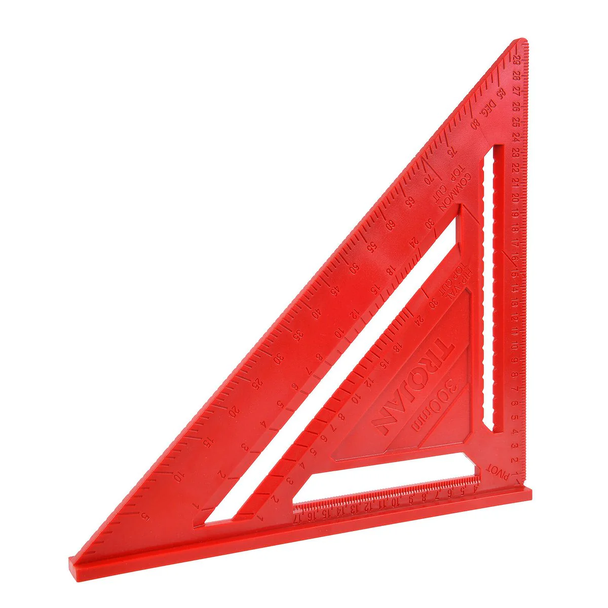 Trojan 300mm Rafter Square - Lightweight Poly - Accurate Angle Measurements - Image 3
