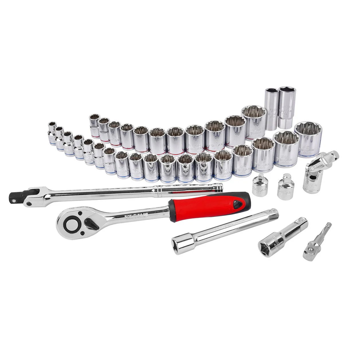 Trojan 39 Piece 1/2" Drive Socket Set - Metric & Imperial - Lifetime Warranty - Image 2