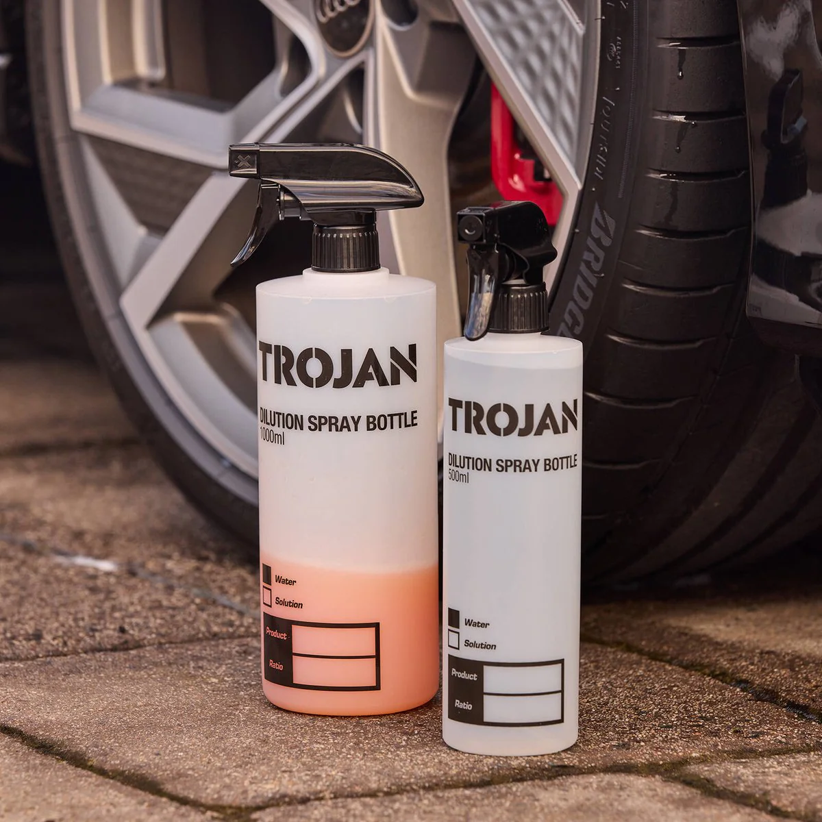 Trojan 500ml Dilution Spray Bottle - Chemical-Resistant - 7 Dilution Ratios - Image 3