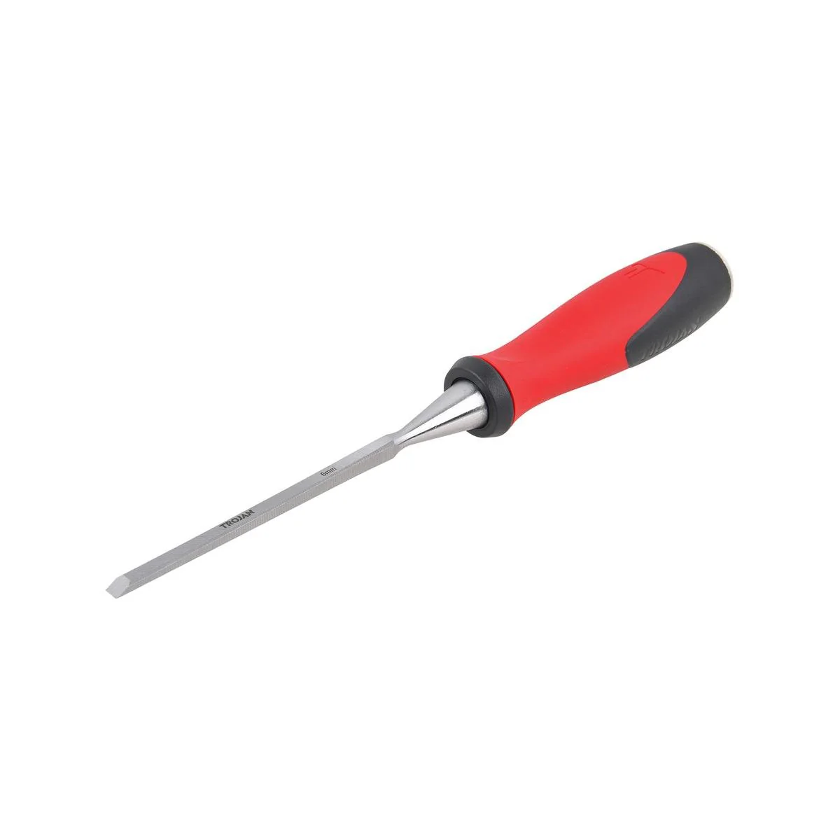 Trojan 6mm Wood Chisel - Full Tang Blade - Durable Metal Striking Cap