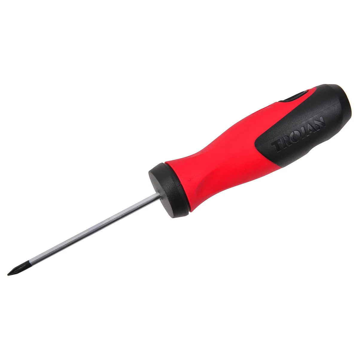 Trojan 75mm No 0 Phillips Screwdriver - Magnetic Tip - Chrome Vanadium Steel - Ergonomic Handle - Image 2