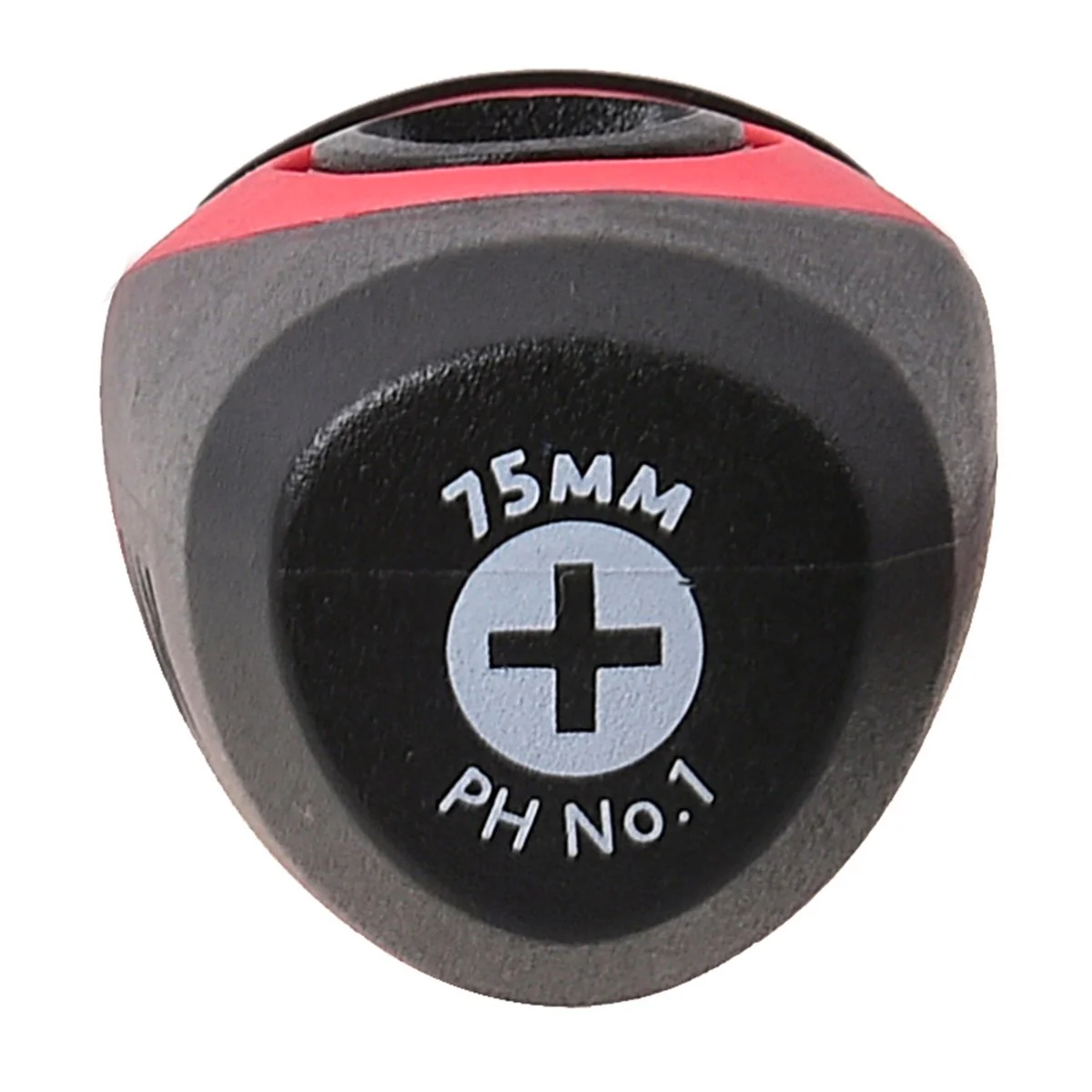 Trojan 75mm No 1 Phillips Screwdriver - Magnetic Tip - Red and Black - Image 4