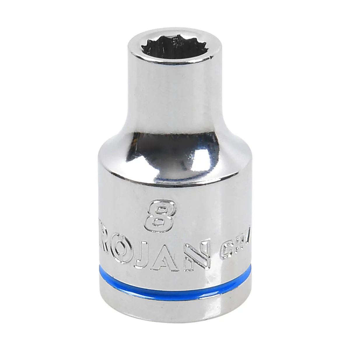Trojan 8mm Loose Socket - 1/2" Drive - Chrome Vanadium - Durable Design