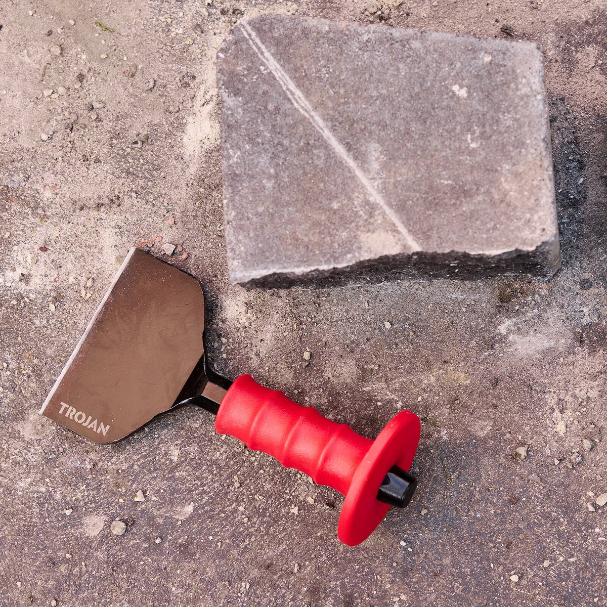 Trojan Brick Bolster - 115mm - Durable Drop Forged Steel - Ergonomic Handle - Image 5
