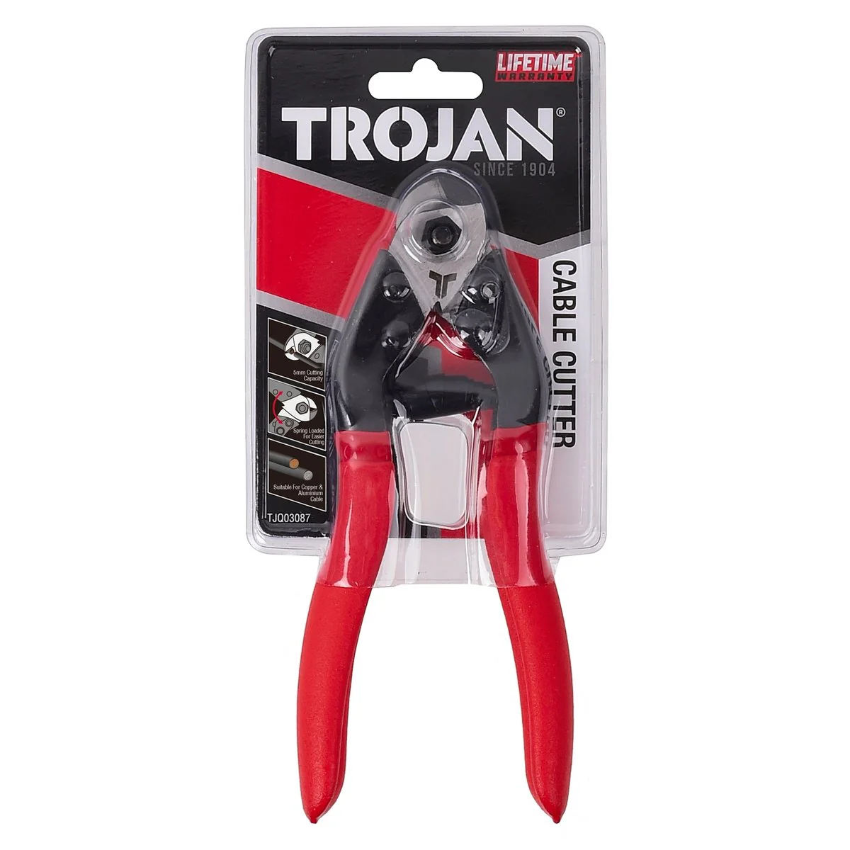 Trojan Cable Cutter - 5mm - Aluminium & Copper - Spring Loaded Jaws - Image 4
