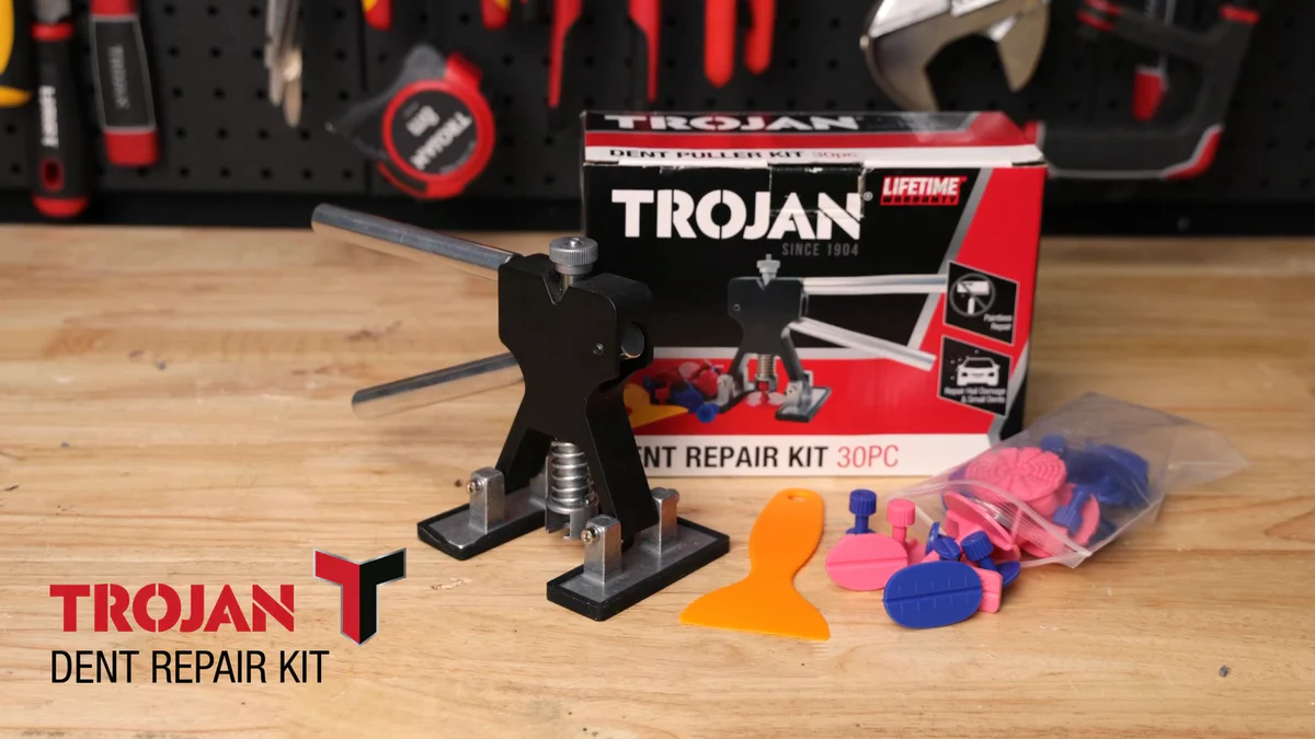 Trojan Dent Repair Kit - 28 Pack - Easy To Use - Hail Damage Repair - Image 5