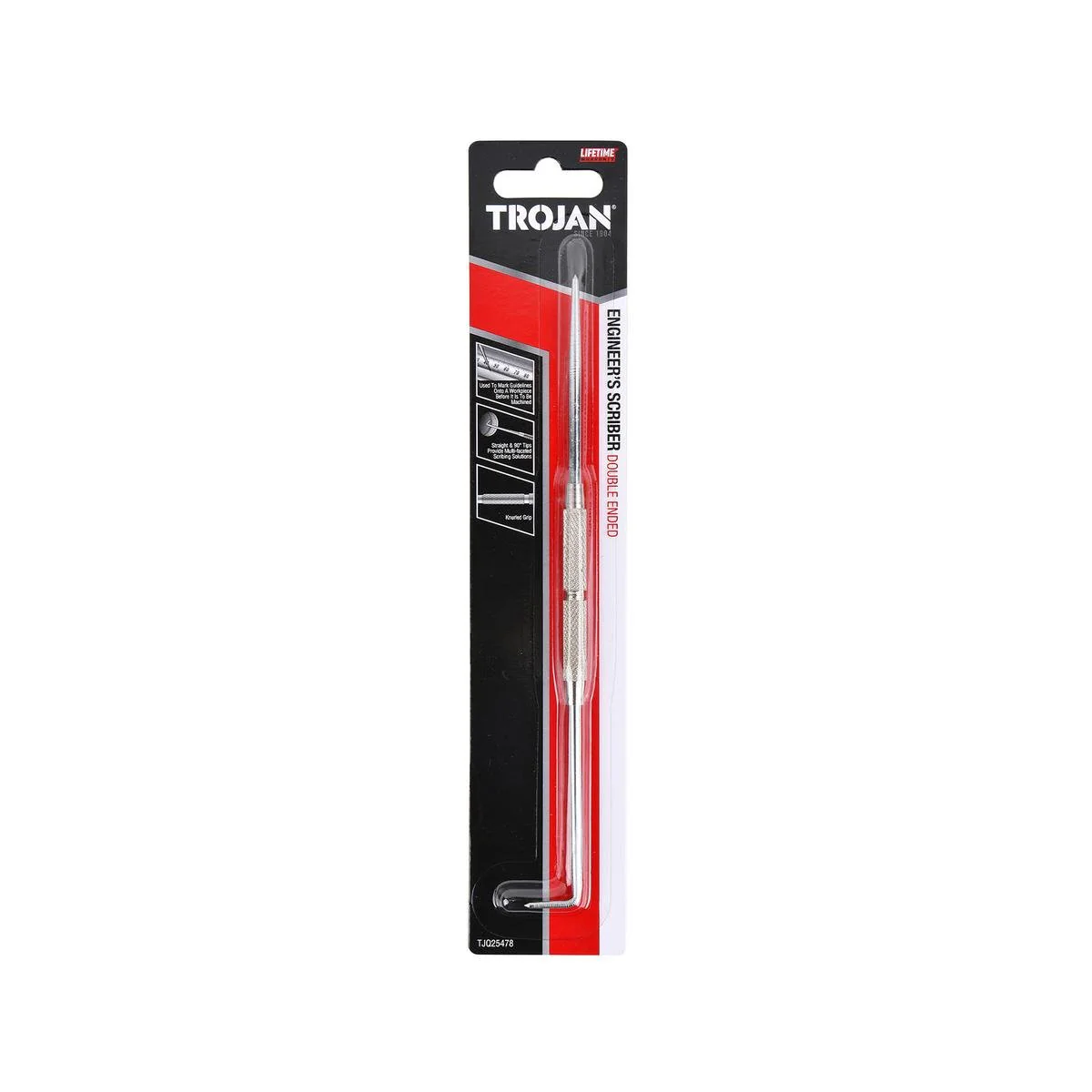 Trojan Double Ended Engineer Scriber - 256mm - Nickel Plated - Durable