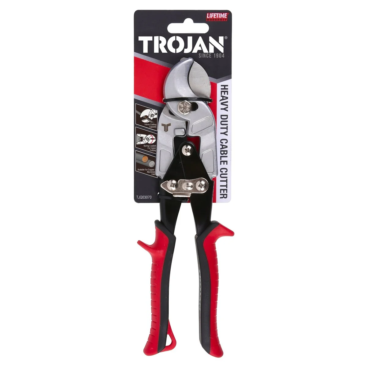 Trojan Heavy Duty Cable Cutter - 14mm - Aluminium & Copper - Ergonomic Grip - Image 3
