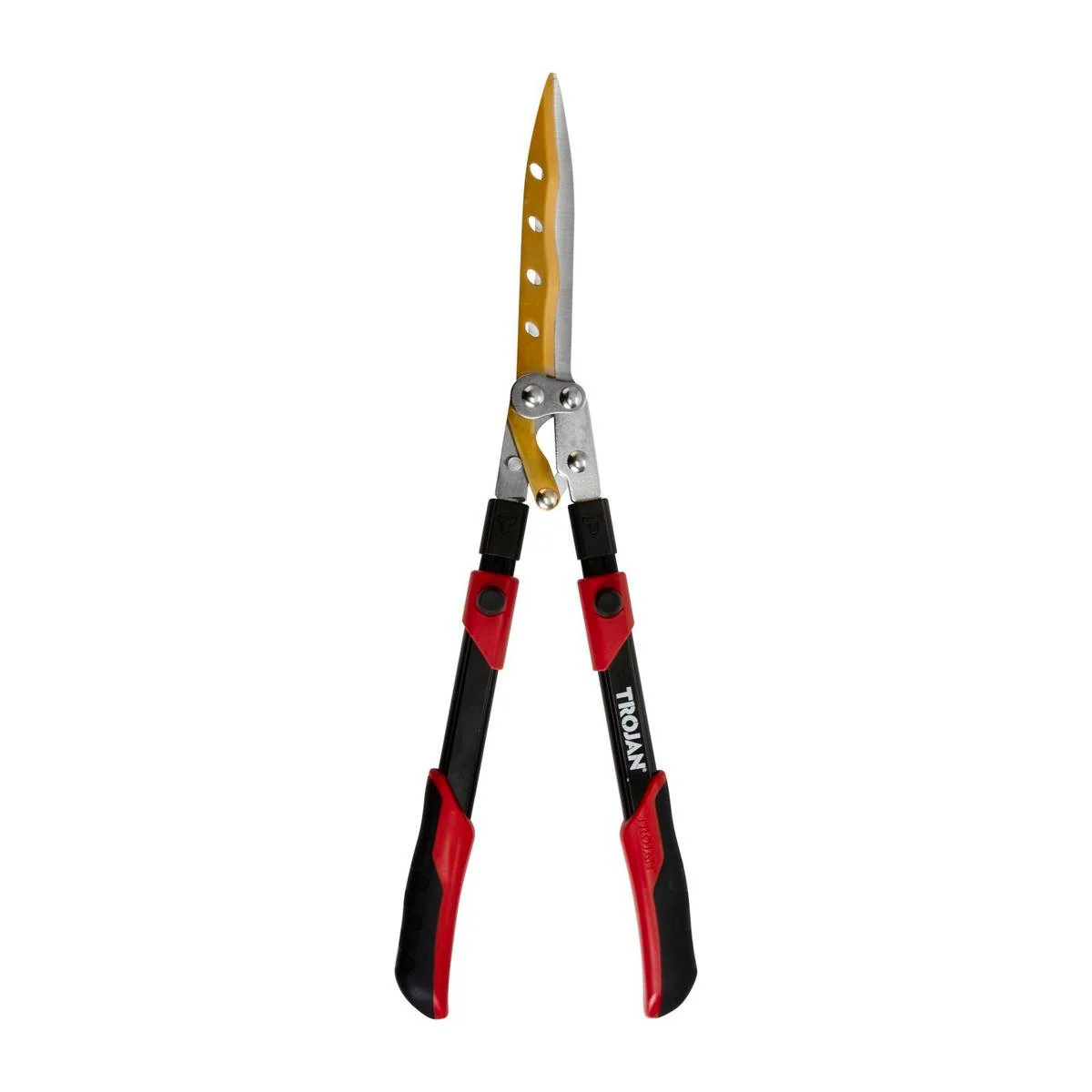 Trojan Hedge Shears - 700mm - Titanium - Telescopic Wavy Blade