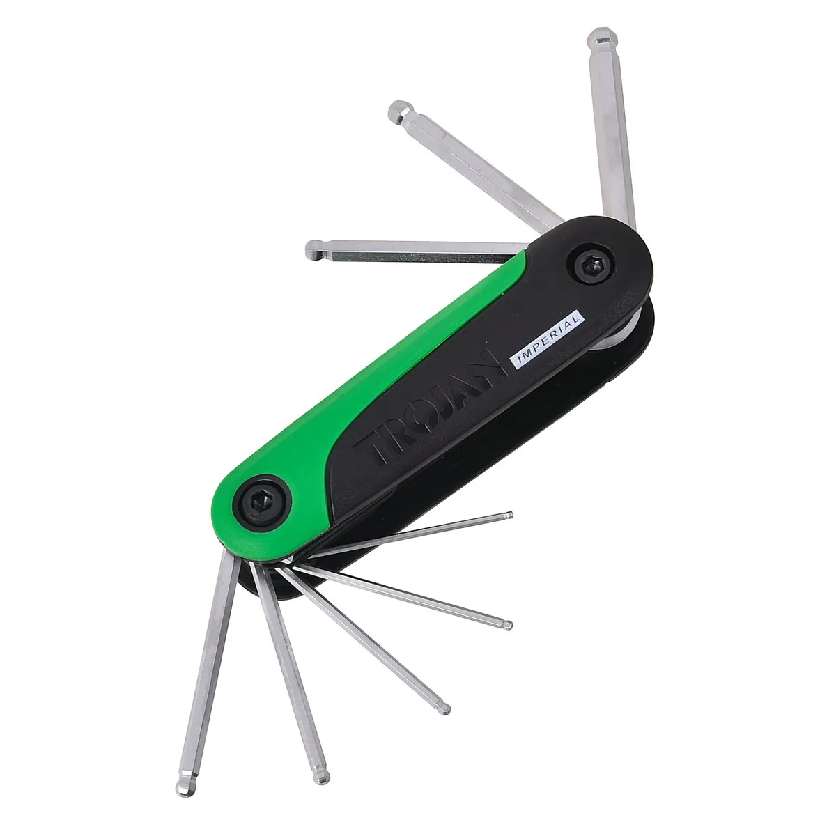 Trojan 8 Piece Hex Key Set - Chrome Vanadium Steel - 1/16" to 1/4" - Image 5