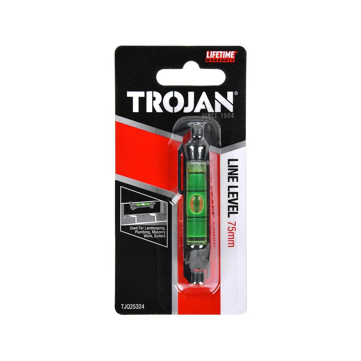Trojan Lightweight Line Level - 105mm x 21mm x 110mm - Ultra Lightweight Tool