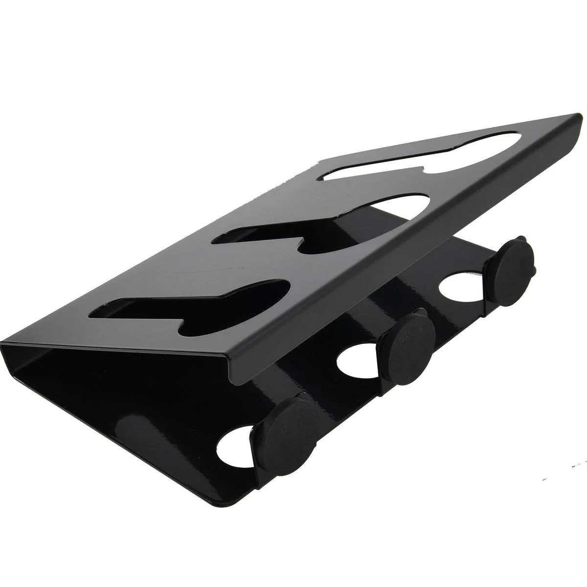 Trojan Magnetic Power Tool Holder - Holds 3 Tools - Heavy-Duty Steel - Matte Black - 225mm x 140mm x 300mm