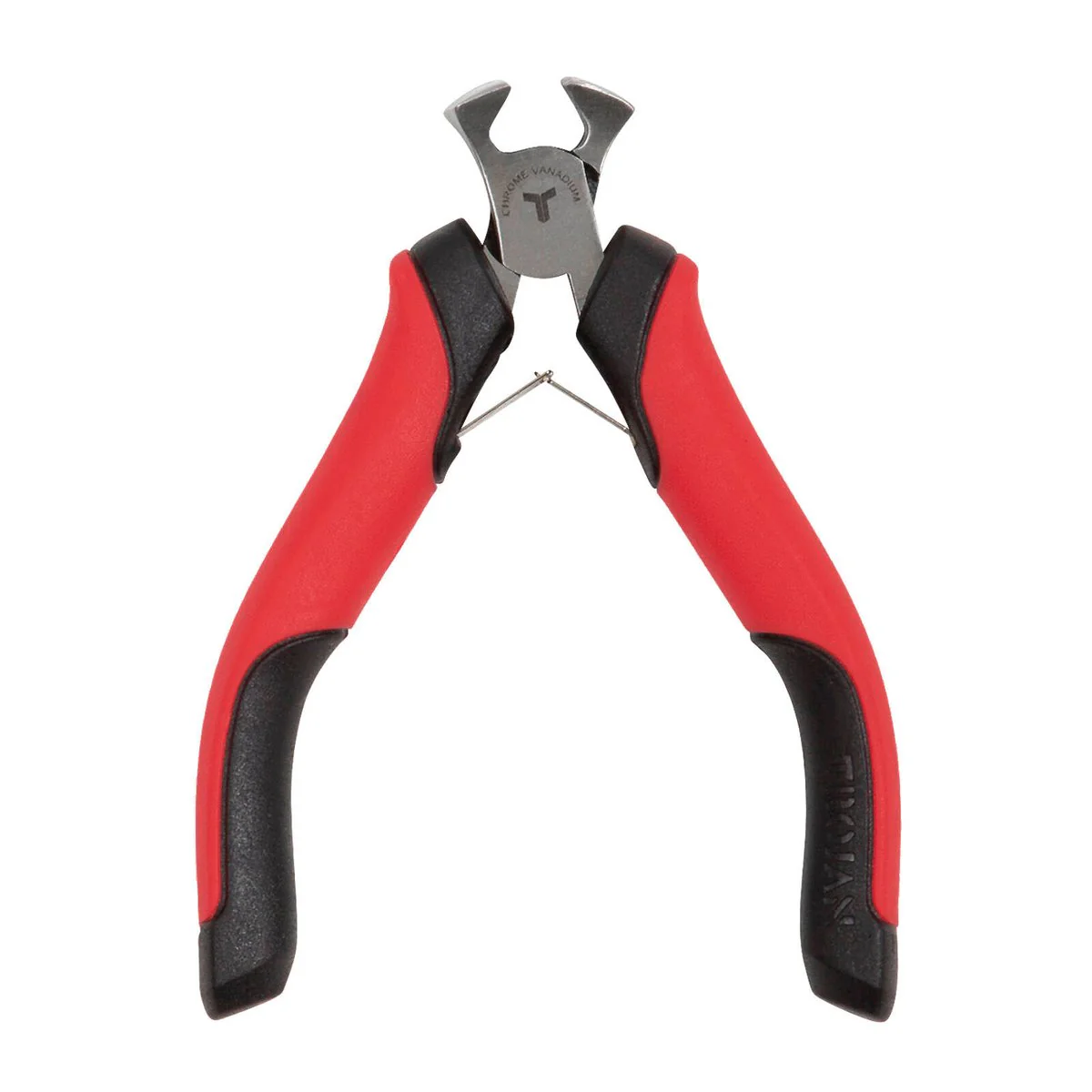 Trojan Mini End Cutting Plier - Chrome Vanadium - 56mm x 115mm - Red and Black - Image 2