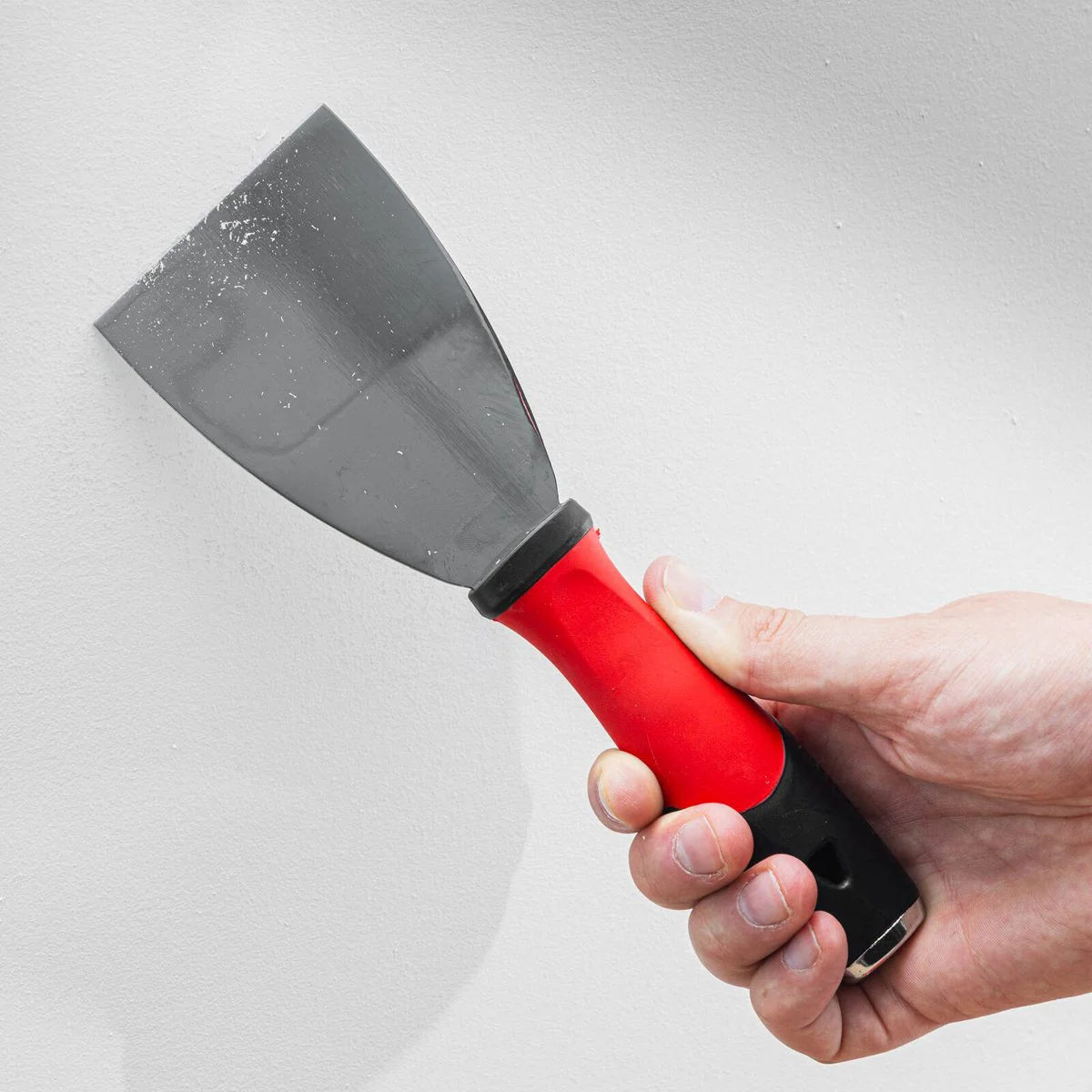 Trojan Paint Scraper - 50mm - Stainless Steel - Soft Grip Handle - Image 3