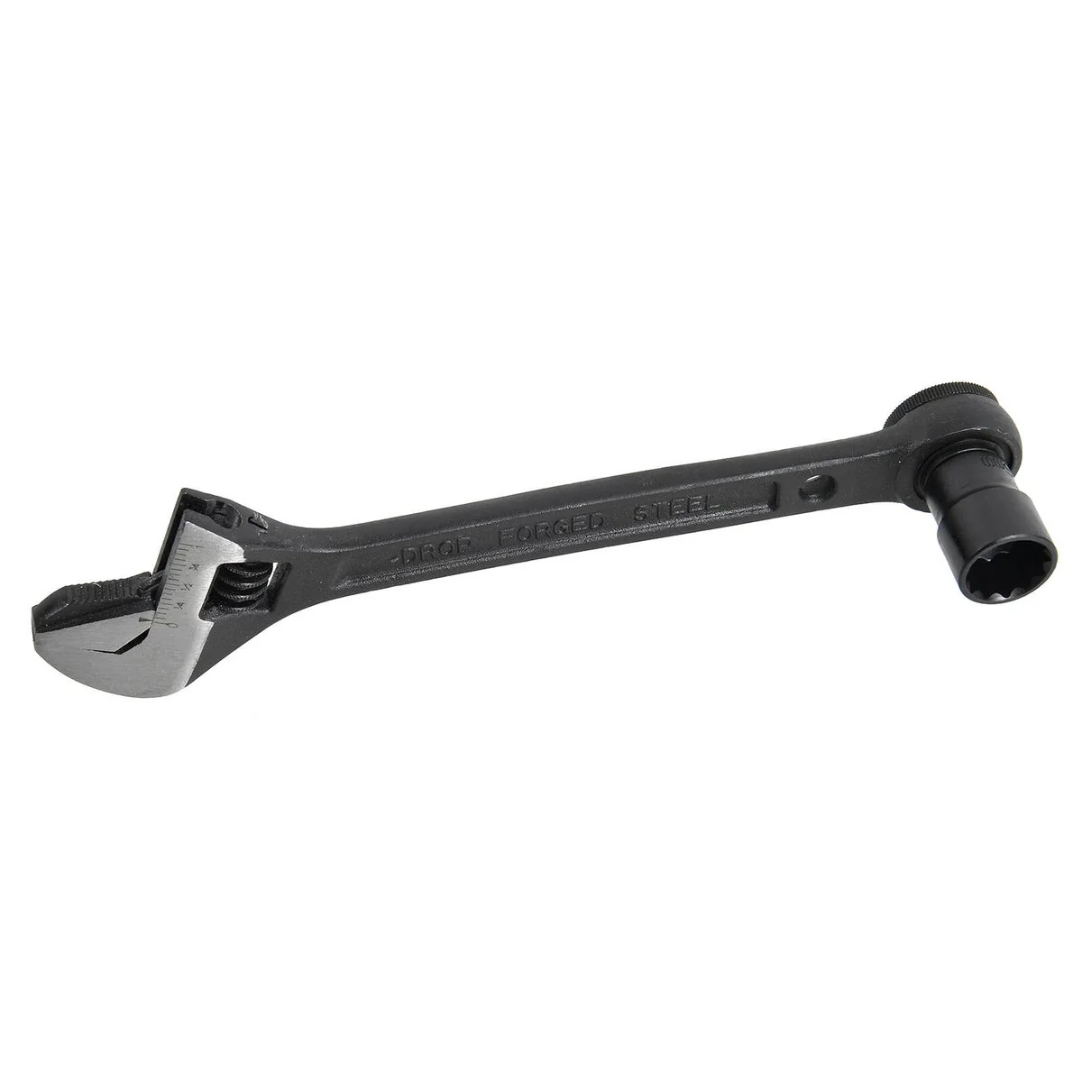 Trojan Ratcheting Wrench Set 11 Piece - 3-in-1 Tool - Chrome Vanadium Steel - 10-22mm Sockets - Image 3